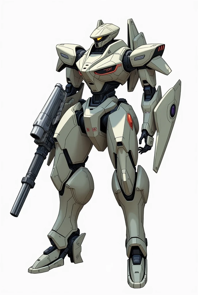 mechanical、vehicle、(A plane with legs and arms)、Hover Balancer Legs、Gauntlet Arm、Future driving force、Reverse wing with built-in gun、Blade Nosecone、Backpack Tail Wing、Beam cannon、Cockpit hatch in neck、