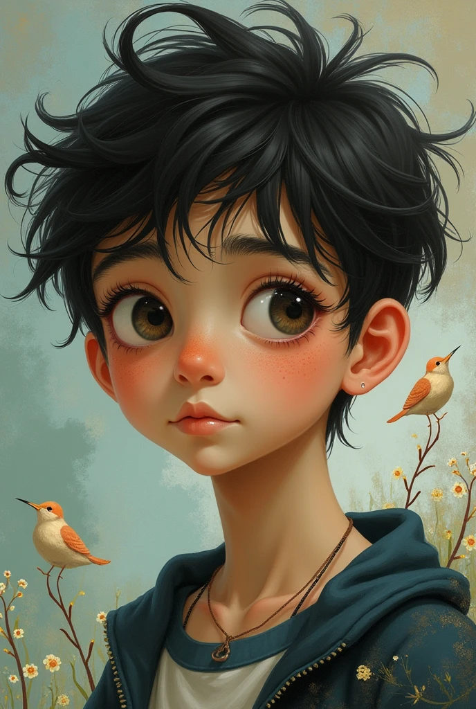 1 boy dp, artistic Design , adult