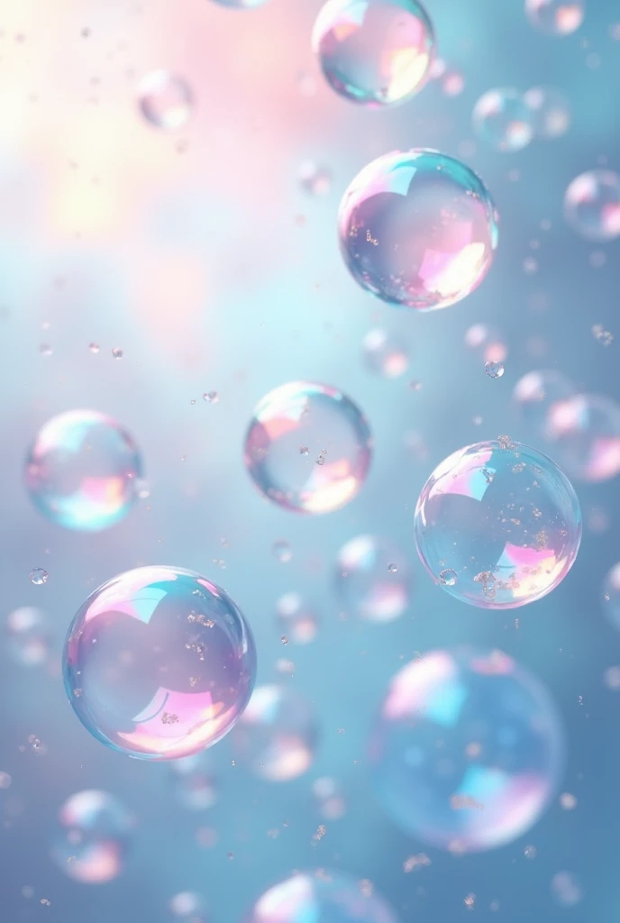 create soap bubble background