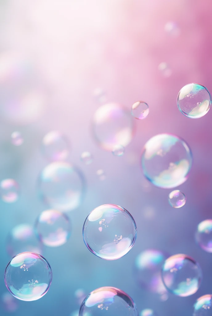 create soap bubble background 