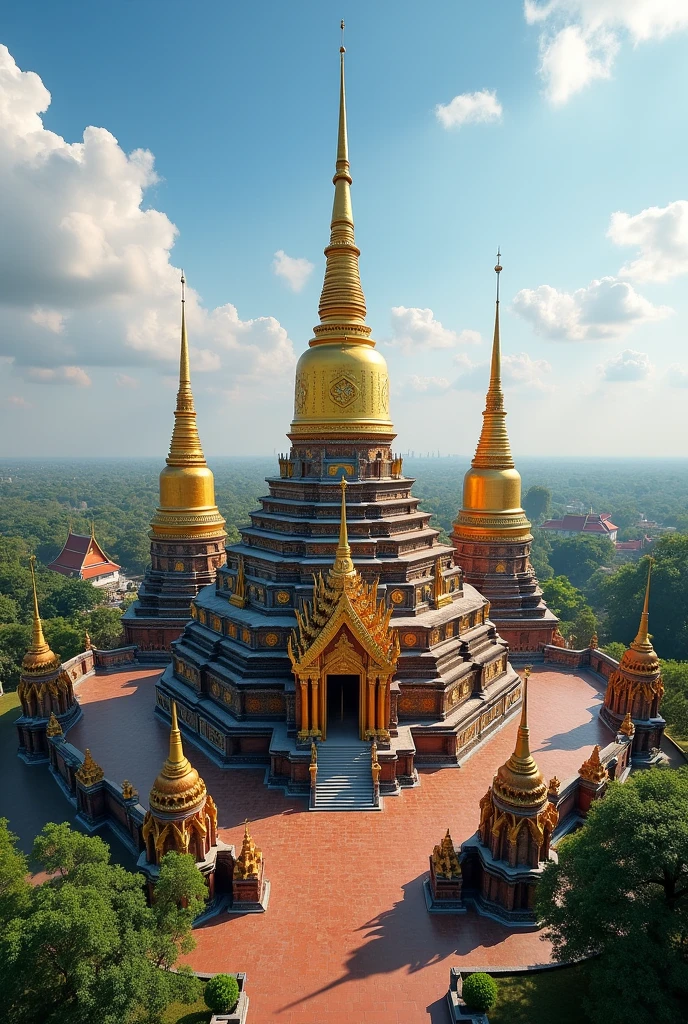 Wat Phra Si Sanphet in the Ayutthaya period