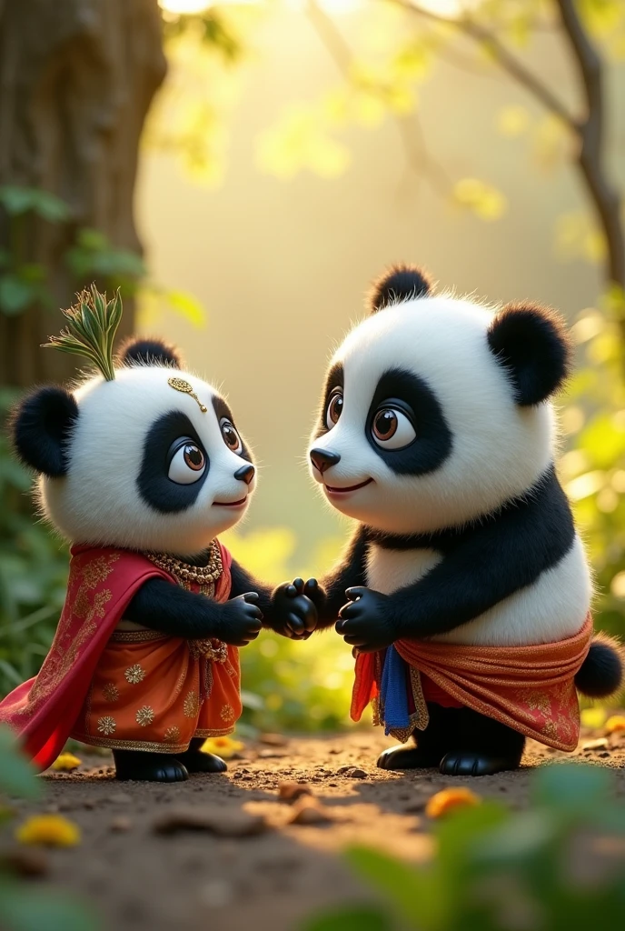 Minion as cute  and cute minion looks panda in love with radhe  krishna love