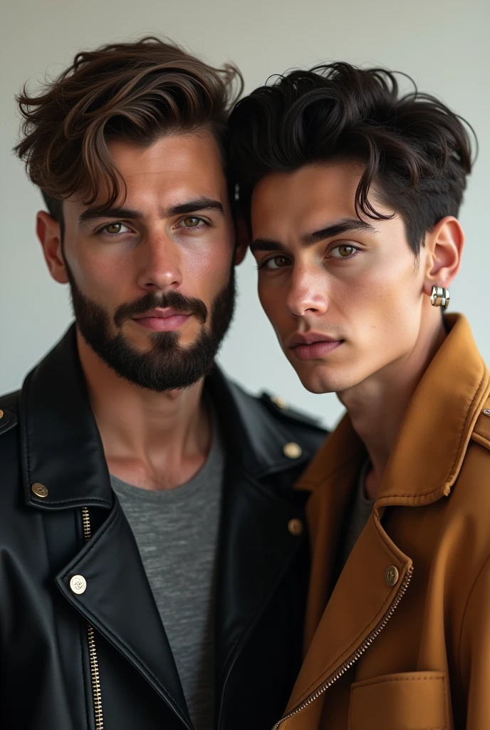 Me and my friend and beard and attitude eyes styles look perfect personality so handsome so attitude