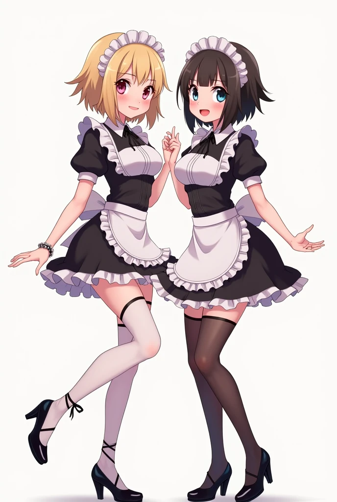 Maid and maid maid anime characters, Concept art by Kamagurka, Pixiv, What it is?, , cushart krenz, Kantai Collection Style, Anime Moe Art Style, Aqua from Konosuba, In a dress, fubuki, shikamimi, Naughty style, Naughty