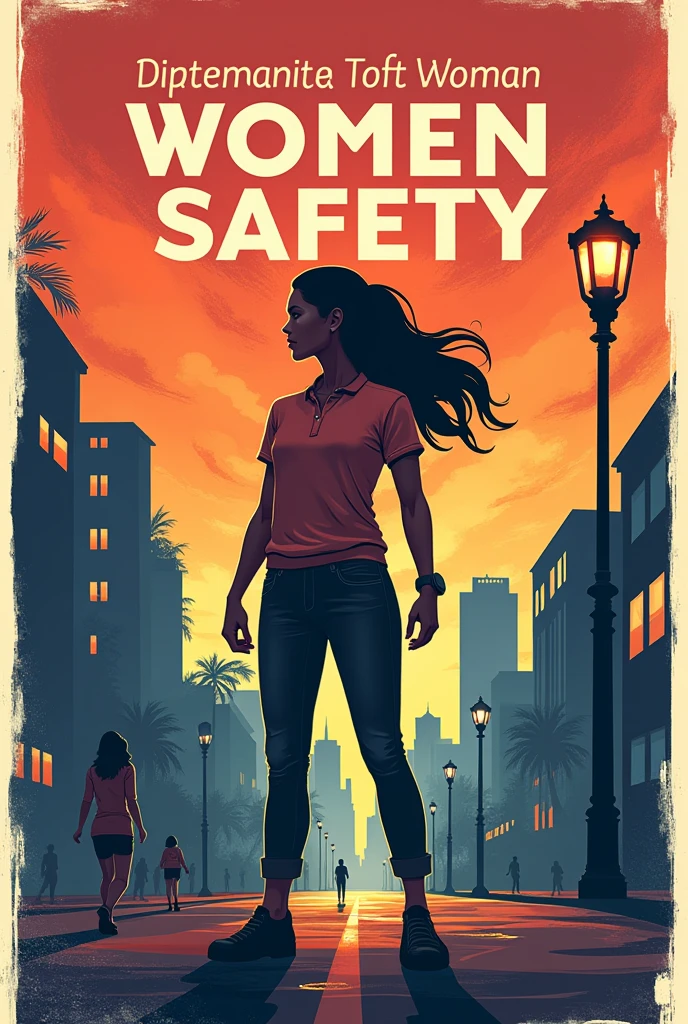 Generate poster for womens safety awareness program through Nss unit 