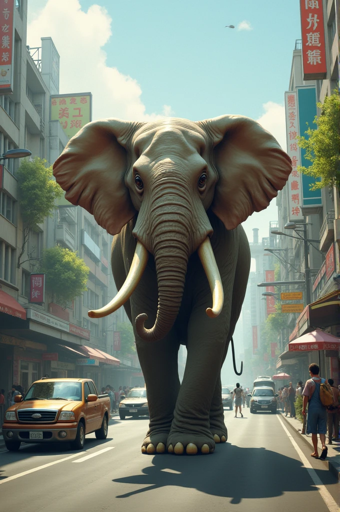 Bazaz ns in elephant public rod 
