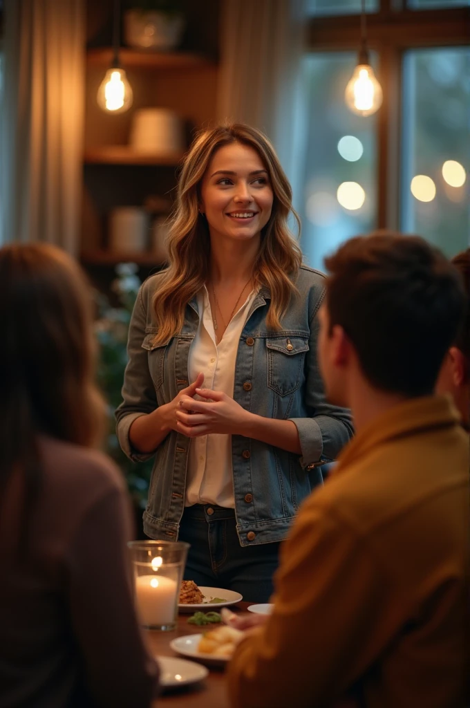"Imagine you're at a gathering with three friends—two girls and one boy. You need to speak to them loudly and clearly, explaining something important and motivating them. Think about the best way to get your message across effectively and inspiringly. What would you say to grab their attention and encourage them?"