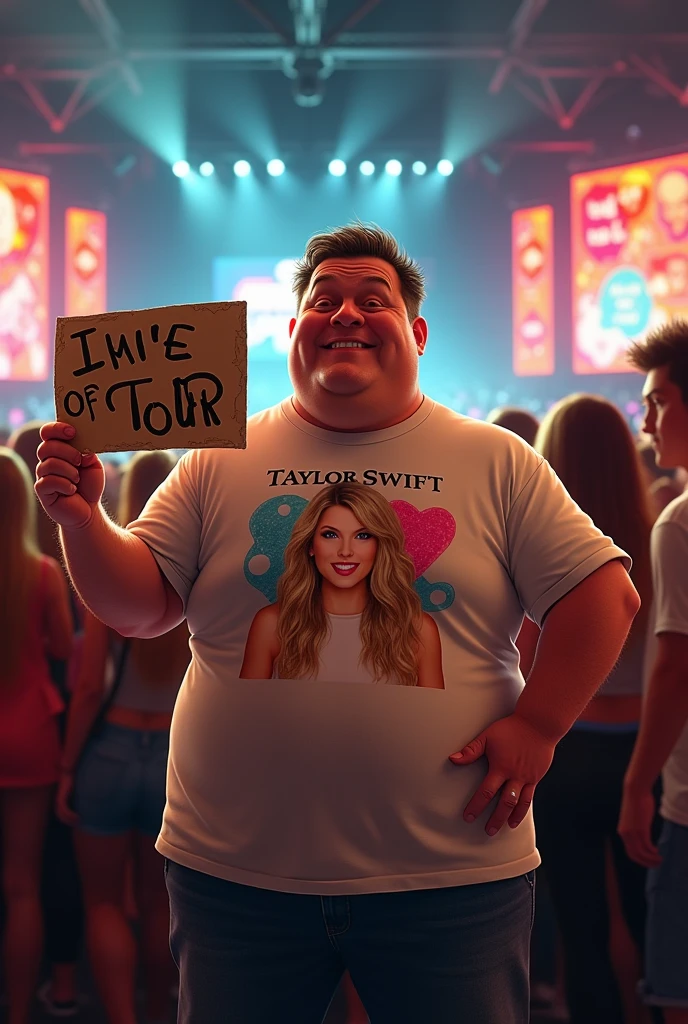 Un gordo fan de Taylor Swift