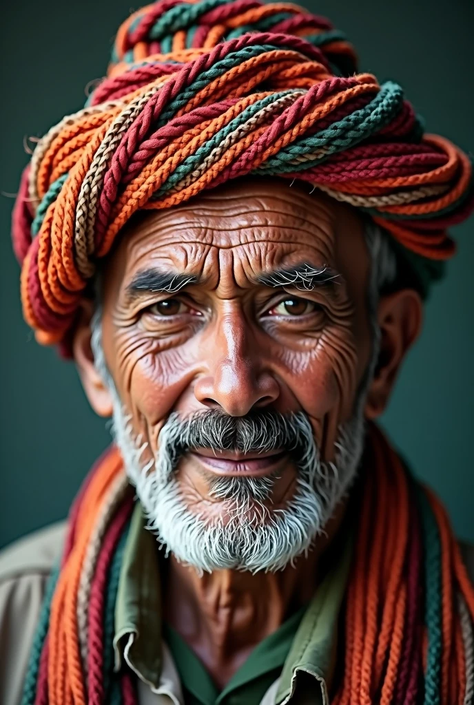Nepali dad wearing dhaka topi
