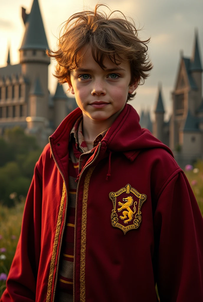 create a photo  jacket Harry Potter Gryffindor 