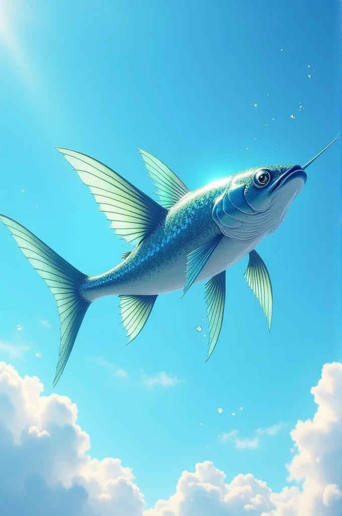 Flying fish in the sky