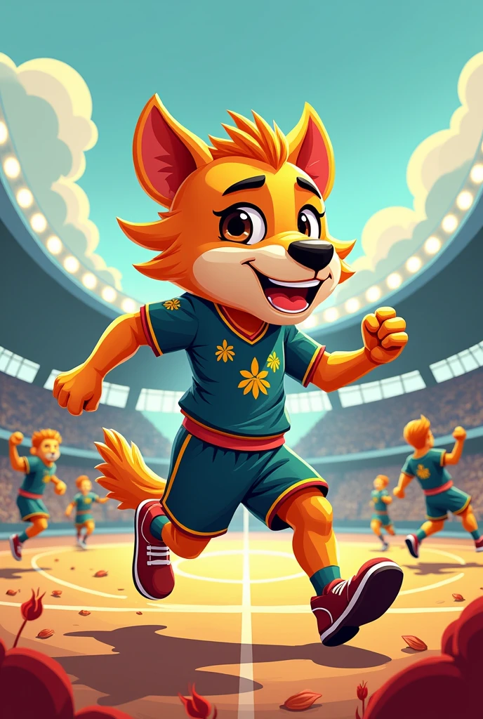 Kho kho game mascot
