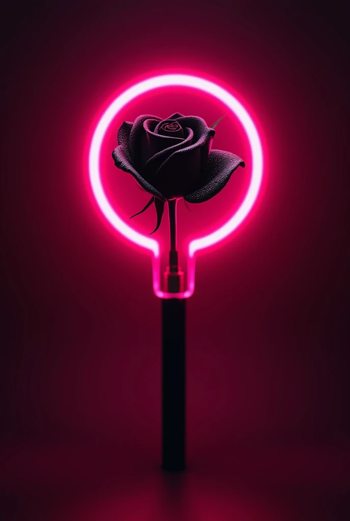 Lightstick kpop de uan rosa negra