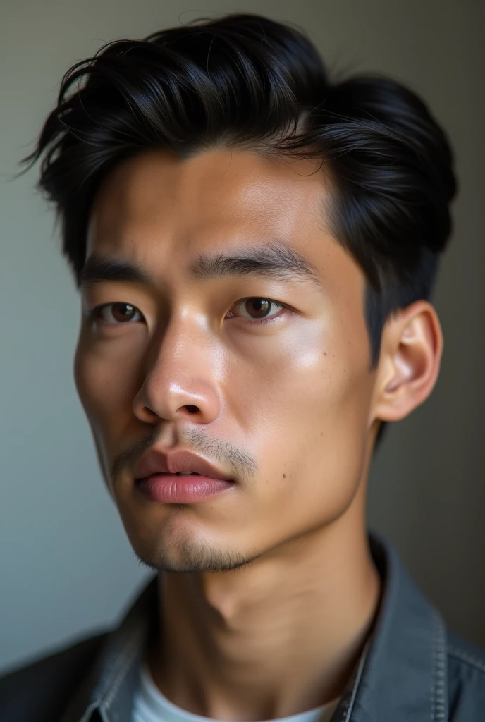 Oval face shape men