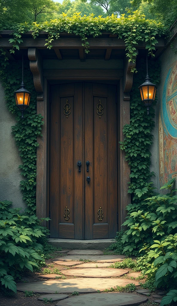 Book Cover Prompt:
"Create a book cover illustration that captures the essence of a mysterious adventure involving three university students—Alex, Jamie, and Priya. The cover should feature the old, ivy-covered building with ancient symbols on its wooden door, as described in Scene 1. The building is surrounded by overgrown greenery and a faded mural. The atmosphere should be intriguing and slightly ominous, with natural light highlighting the details. In the background, hints of the other scenes—such as the glowing secret passage and the intricate machinery—should subtly appear, blending into the design to suggest the journey that lies ahead."