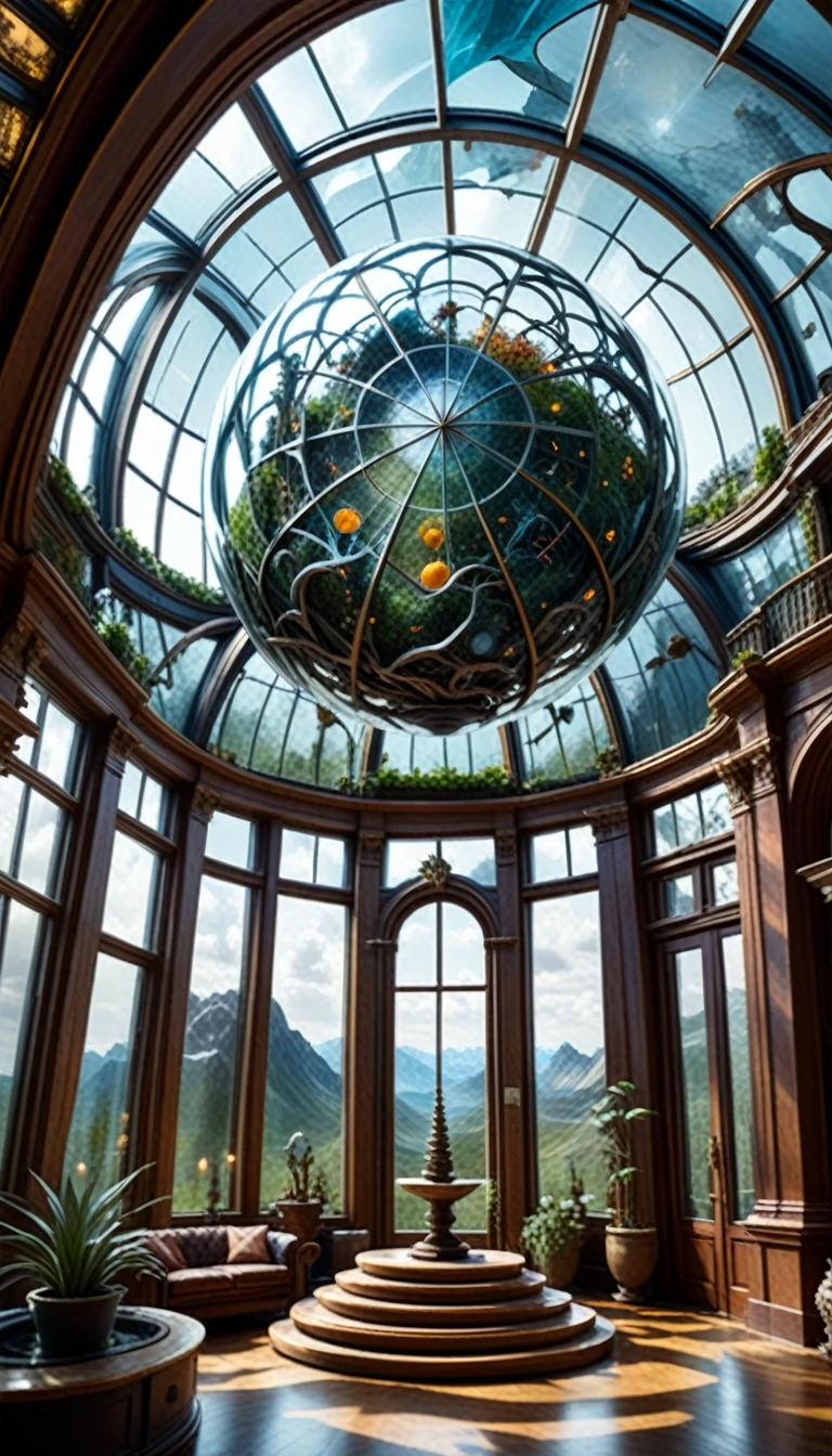 Hypermaximalist, Very complicated, It was chaotic., Abstract, The big fuss, landscape, Inside the glass dome