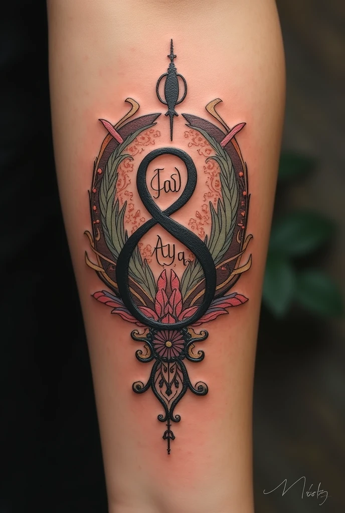 tattoo  (Jad and Aya )