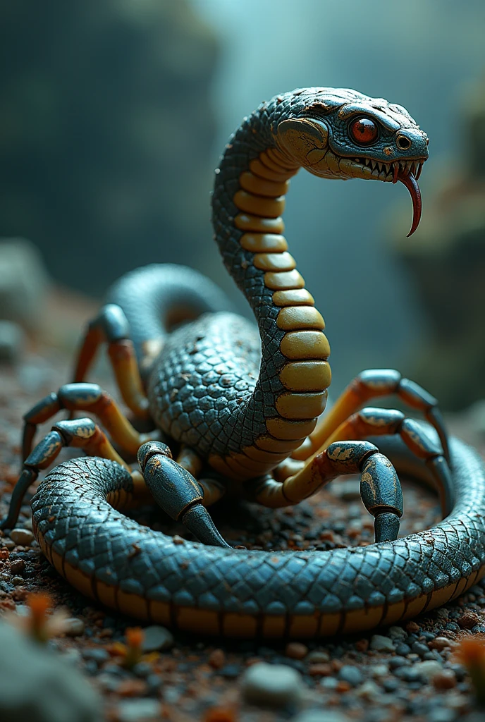 Snake gene hydride with scrapio gene
