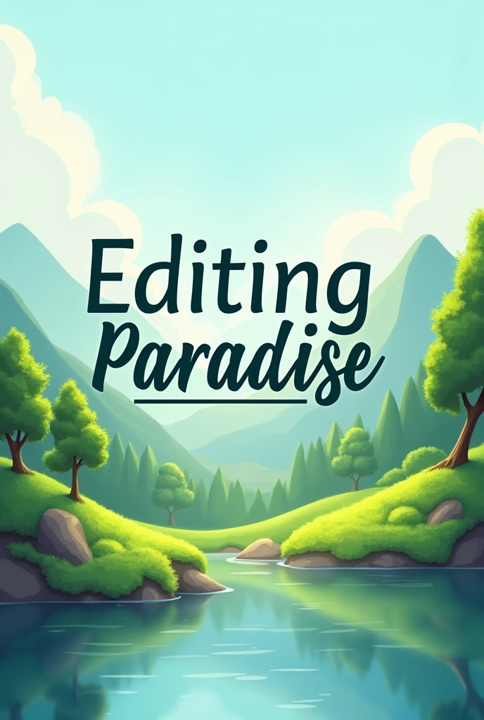 Logo with name Editing Paradise