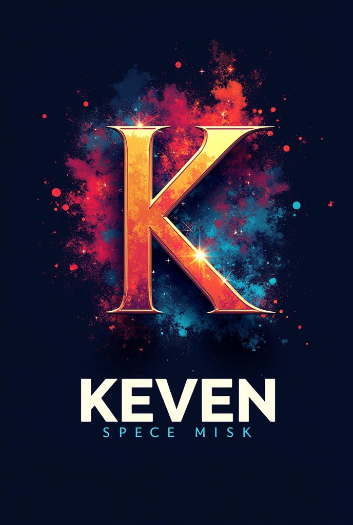 Un logo de KEVEN BACKUP avec des design extraordinaire avec des details de tiktok format profil whatsapp