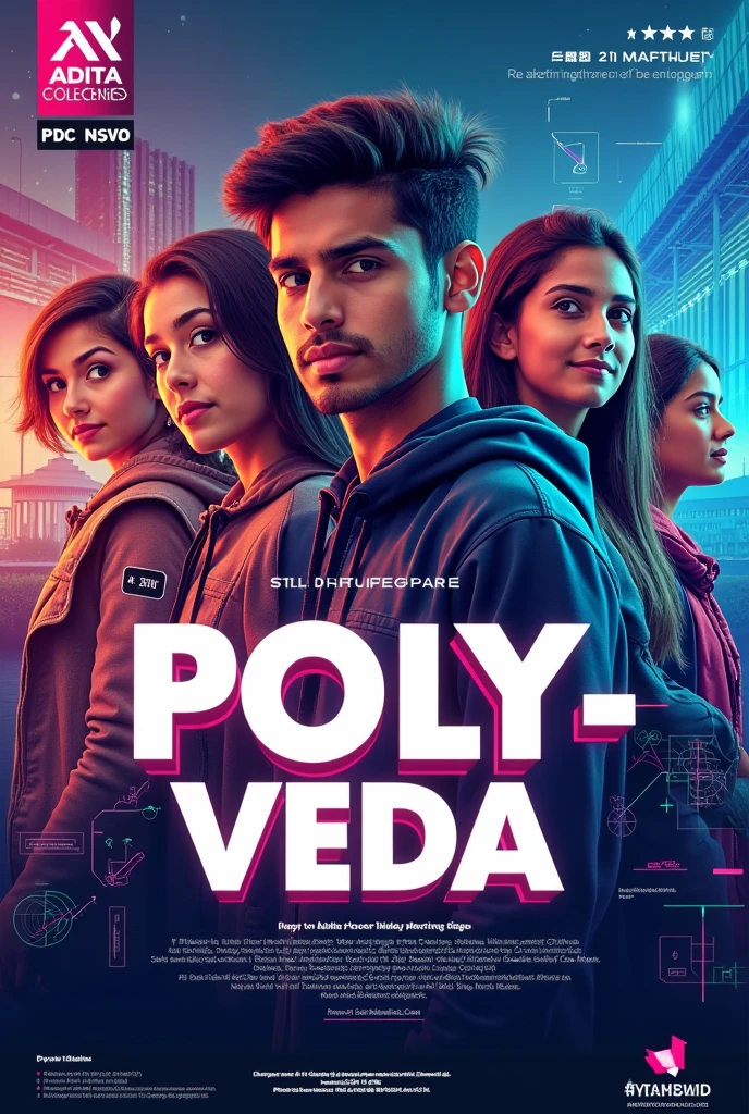 Poster for poly veda conducted by Aditya polytechnic colleges