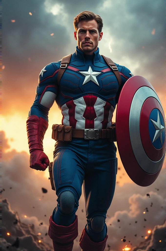 Imagine me as a captain America