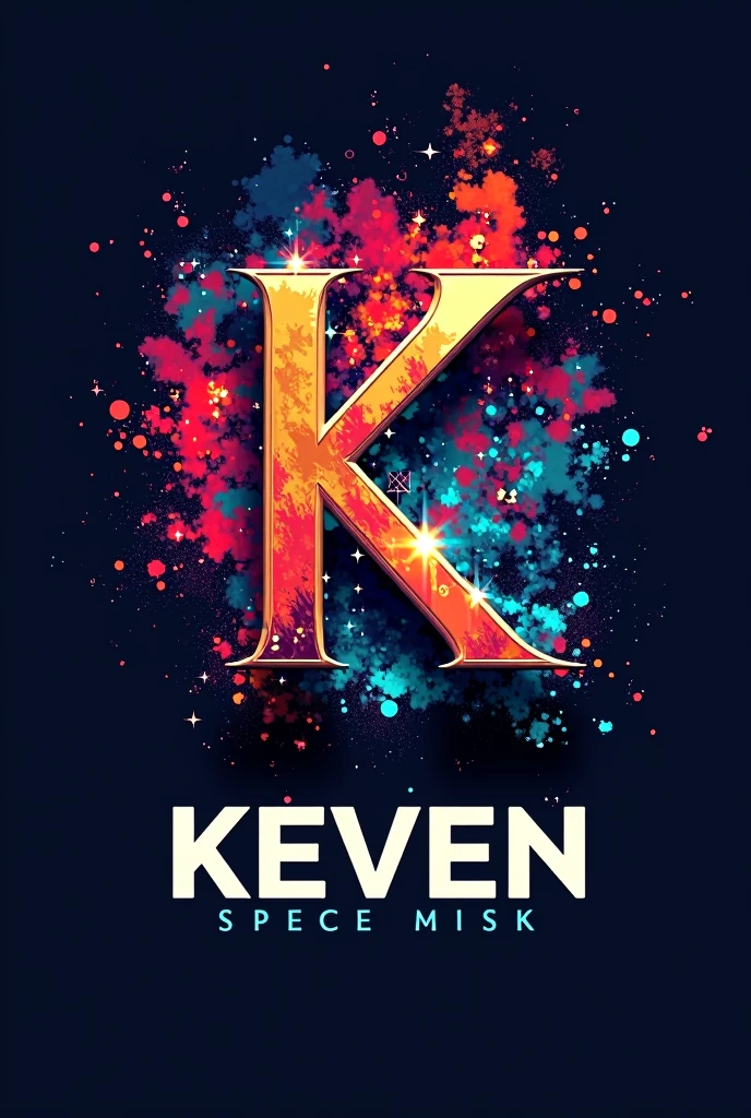 Un logo de KEVEN BACKUP avec des design extraordinaire avec des details de tiktok format profil whatsapp