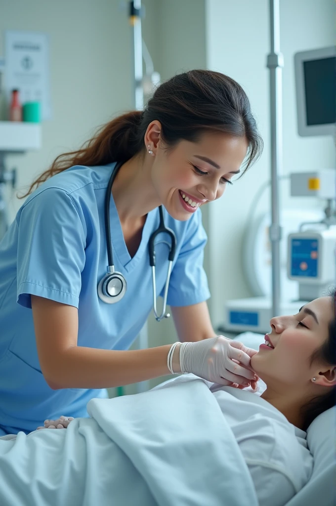 Generate me an image of an experienced nurse