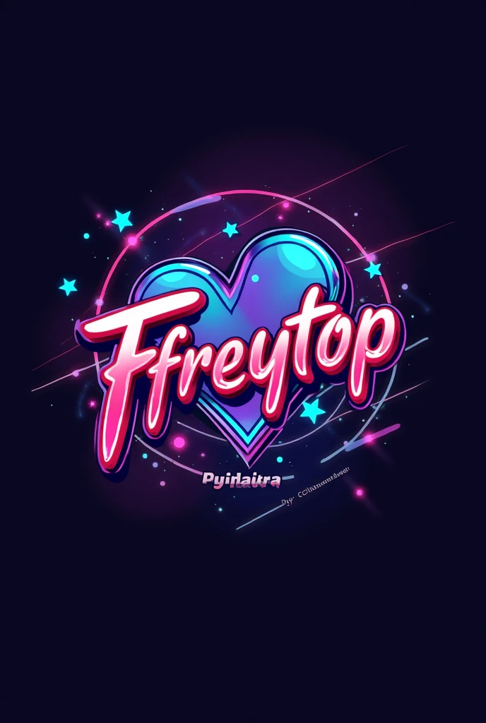 Generate a logo for a tiktoker whose name is ffreytop