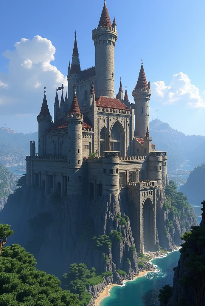 Create a guide to building a castle in Minecraft