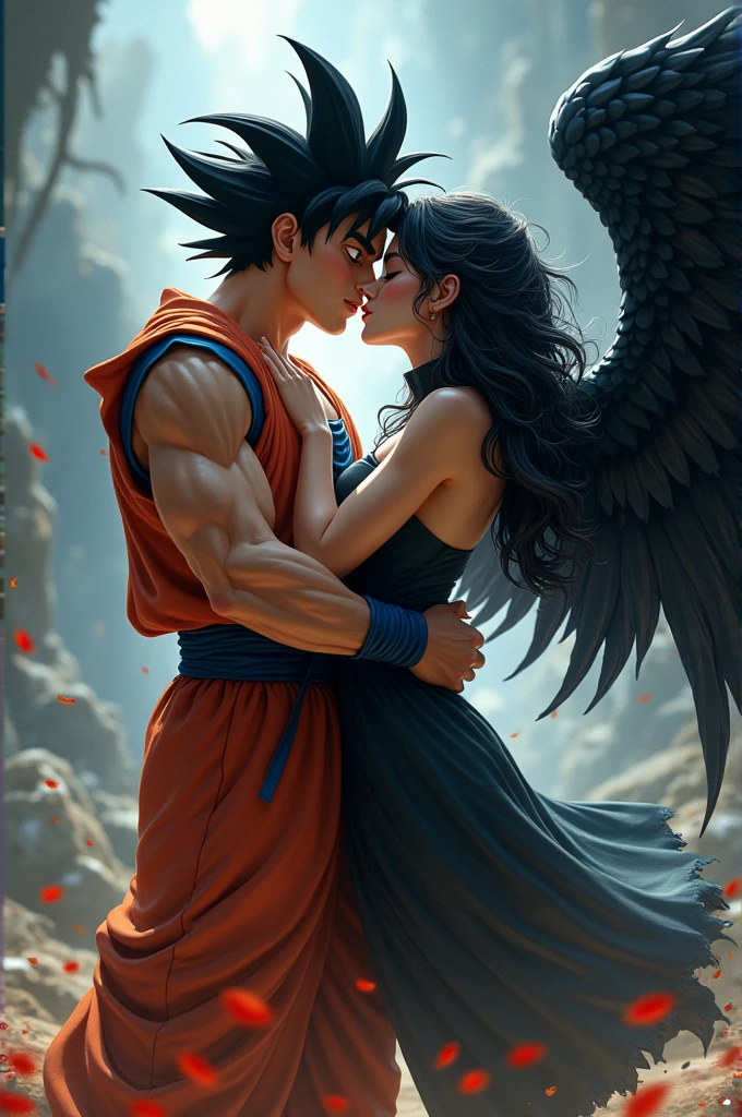 Goku kiss Charlie morningstar