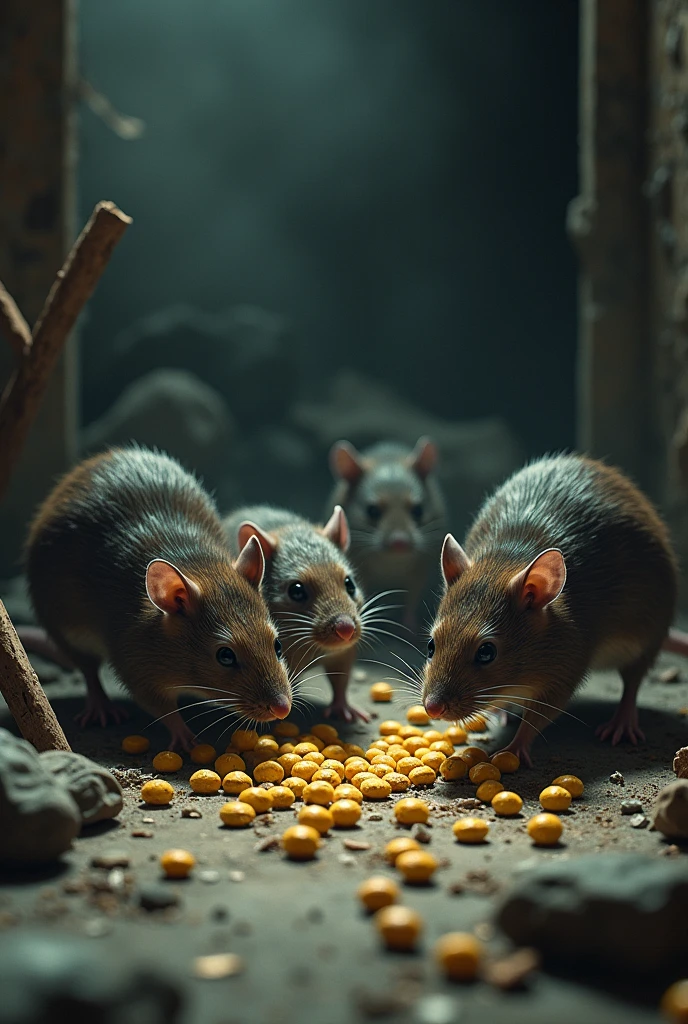 Rats eat rat poison