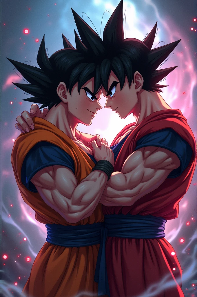 Charlie morningstar kissing goku