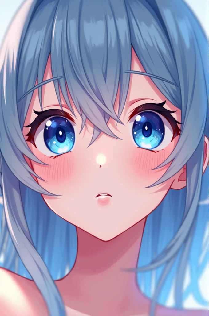 Anime girl blue eyes