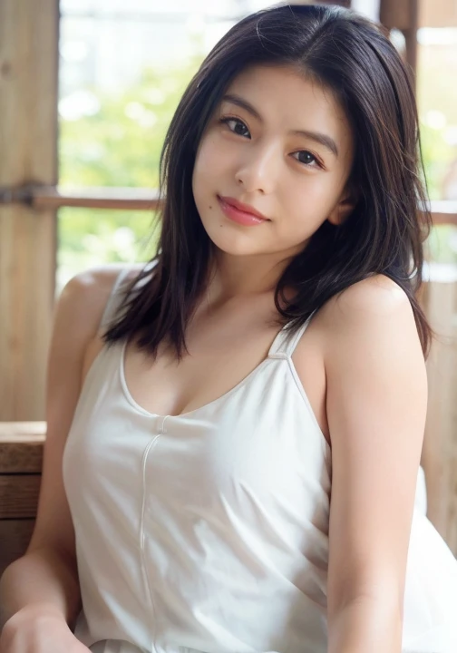 Everything modern:1.66, Cute Japanese Women Photos, smile, 20-year-old, Oil for straight, one-length hair＆Hair balm:1.55, (photo Realistic:1.4), (hyper Realistic:1.4), (Realistic:1.3), (Smoother lighting:1.05), (Improving the quality of cinema lighting:0.9), 32K, 1 girl,20-year-oldの女の子, Realistic lighting, Backlight, The light shines on your face, Ray Tracing, (Bright light:1.2), (Improvement of quality:1.4), (Highest quality Realistic textured skin:1.4), fine grain, Detailed face,(smile:0), (Head to chest photo:1.3), (Enhances the beauty of skin texture:1.1),((Extremely precise and accurate anatomy:1.0)), (Enhances the beauty of skin texture:1.1), Clean and glowing skin, mesh, thin:1.2, (Realistic:1.3), Realisticなライティング, (Smoother lighting:1.05), 32K, One Japanese woman, fine grain, Detailed face, (Film Grain:1.1),(Accentuates body lines:1.1), High resolution, Natural look, Kind eyes, Improves hair quality, Delicate light and shadow, Transparent muscles, Graceful pose, Beautiful Eyes, Sharp details, Soft light reflection, Beautiful contours, Delicate skin tone, Fine hair texture,Cute Japanese Women Photos,Small breasts、Swimsuit with protruding nipples、Photograph from head to thigh、