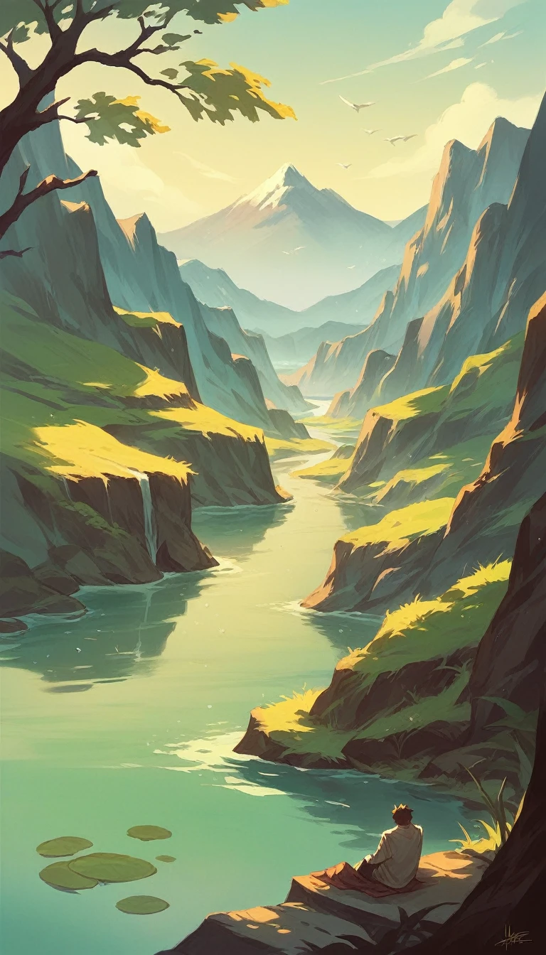 A cupel is sitting by the river with the girl resting her head on the boy's shoulder,The two of them sat on the banks of the river and watched the sun set in the city,The picture was taken behind them