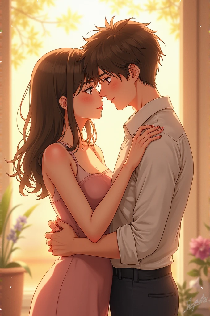 Natsuki Abrazado and her husband