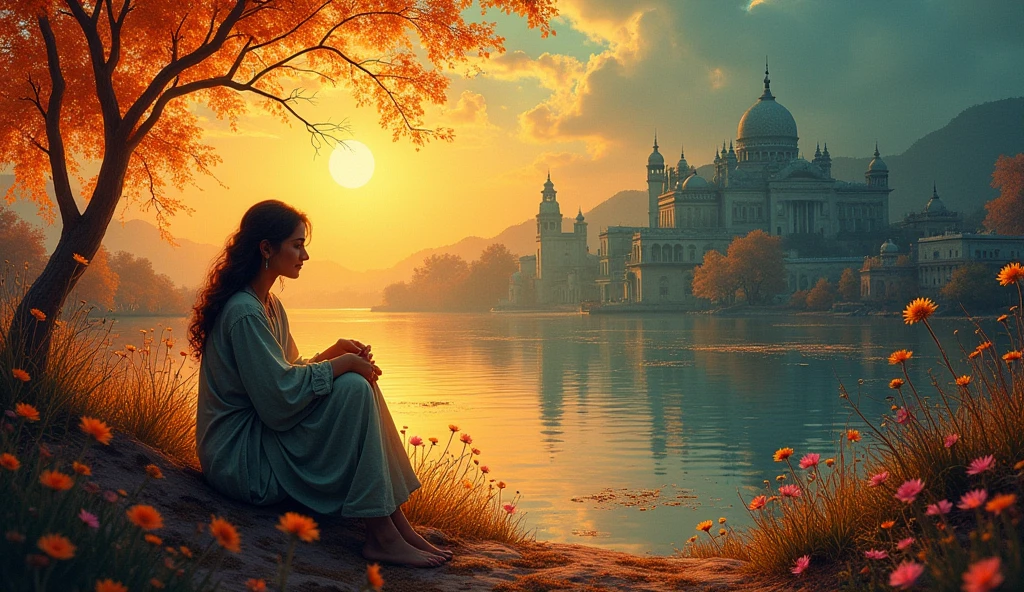 This narrative captures the essence of nostalgia and love in an Indian setting, weaving together past and present to explore how memories shape our journey and personal growth.