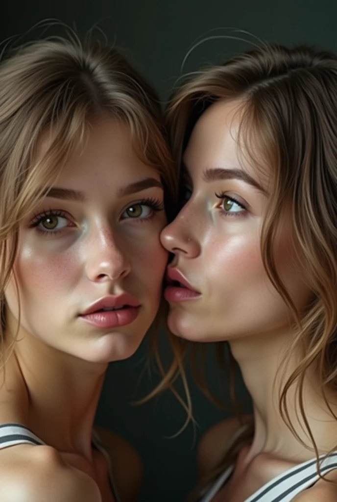 (((9+girls with the same face)))(((cloned face)))
(((similar identical twins)))
All the girls have the exact same face, The girls have the same face and figure.
(((Each of them feels as if they are licking the other girl's pussy, each of them feels as if their wombs are being exposed to intense pleasure, throbbing with ecstasy.)))