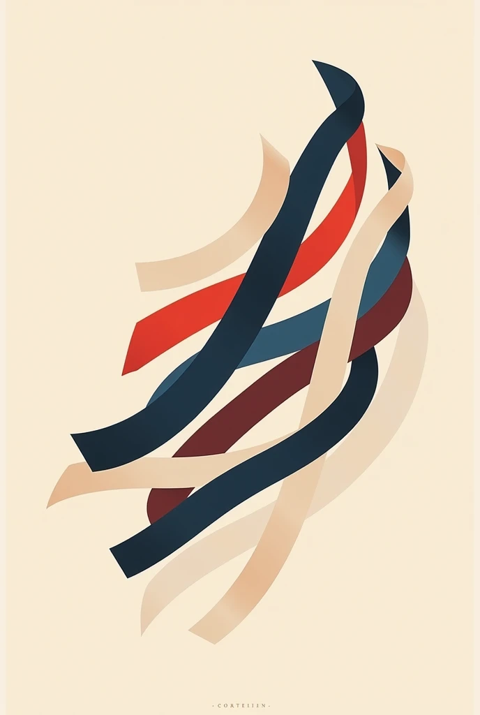 Peut tu créé une belle affiche avec des lacets de chaussure rond et d'autre plat, de couleur blanc, de couleur rouge, de couleur noir, de couleur bordeaux, de couleur bleu marine, de couleur beige, je ne veux pas qu'il y est de chaussures sur l'image je veux uniquement des lacets en meli mélo