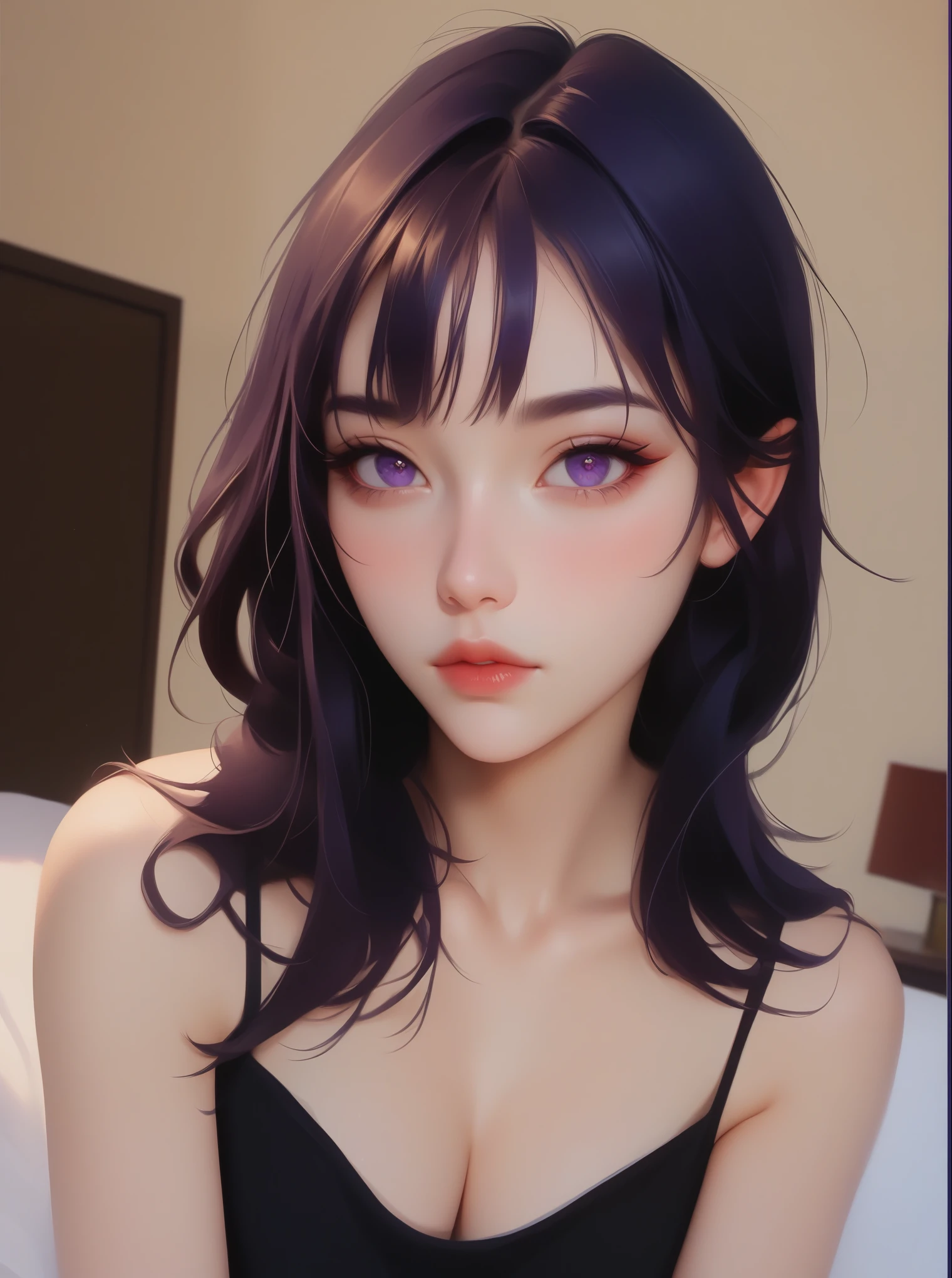 score_9, score_8_up, score_7_up,source_anime, high res image,masterpiece,best quality,girl,cute face,clear skin,simple_background,raiden_shogun_genshin,topless,