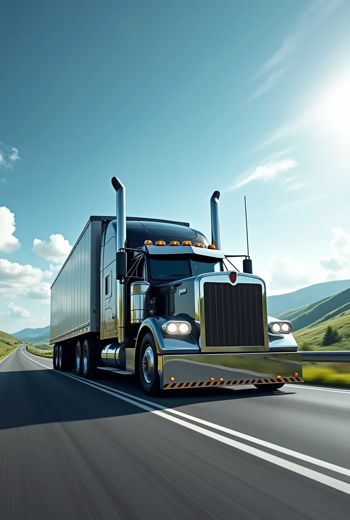 Big truck on highway 