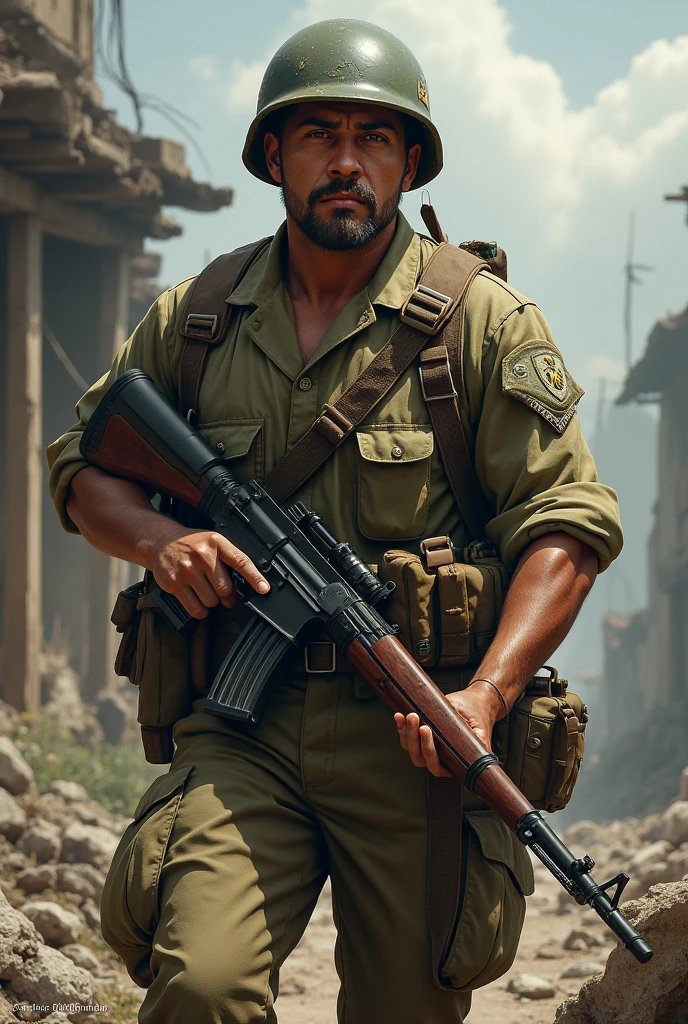 filipino world war 2 soldier but not good quality picture