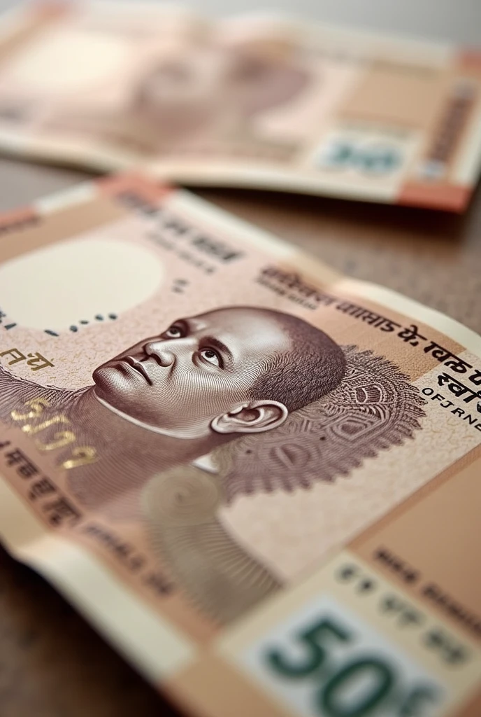 A indian currency with 041105 number