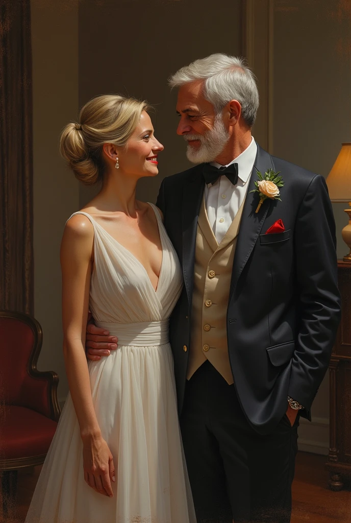 And his wife