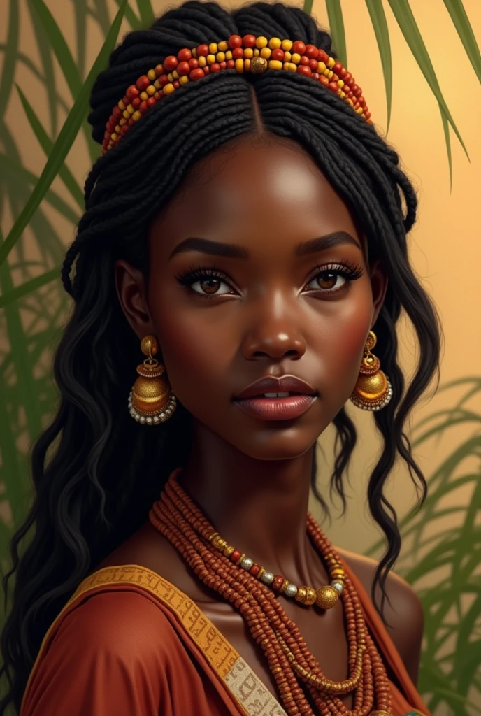 Beautiful african woman
