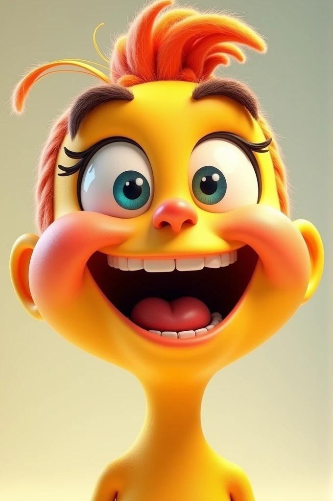 2d cartoon character with face immersions pack