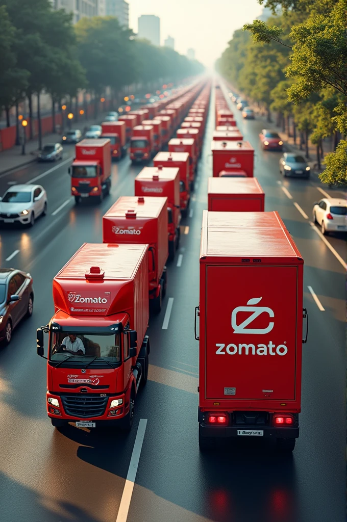 Zomato large order fleet