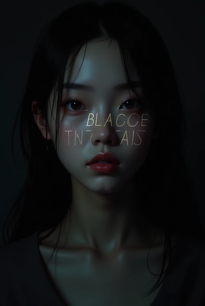 Background black front name SM reflection