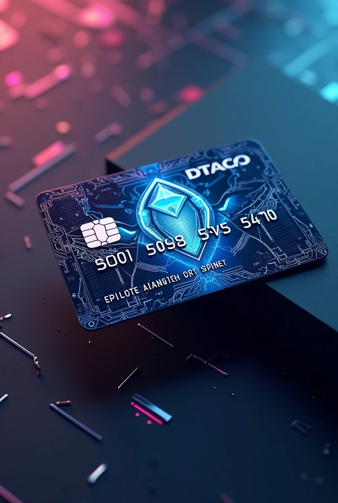 propose moi une photo d'une carte comme l'american express card mais beaucoup plus beau et un joli prenom mais qui n'existe pas encore du genre du futur avec un beau design du futur et très agréable au touché
